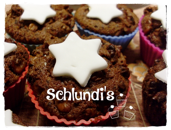 Rotwein-Muffins mit Walnusscrunch – Schlundis