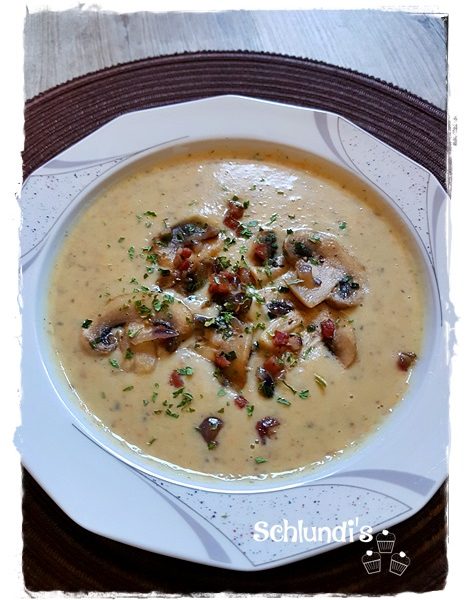 Kartoffel-Champignon-Cremesuppe