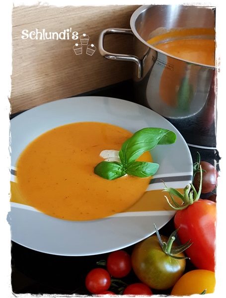 Tomatensuppe „Mozzarella“