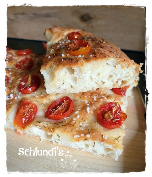 Focaccia – Tomaten Rosmarin